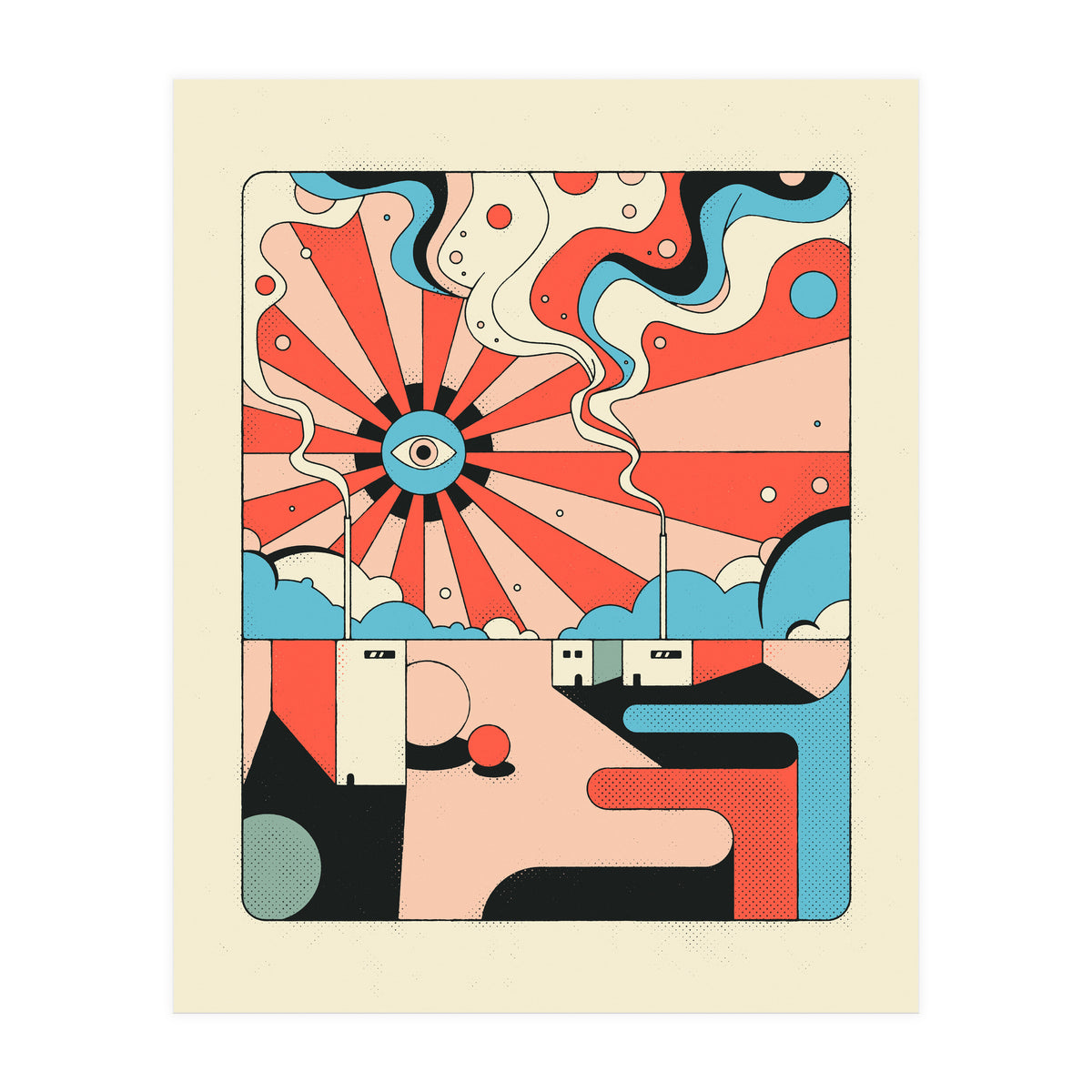 PSYCHEDELIC SUNRISE (Print Only)