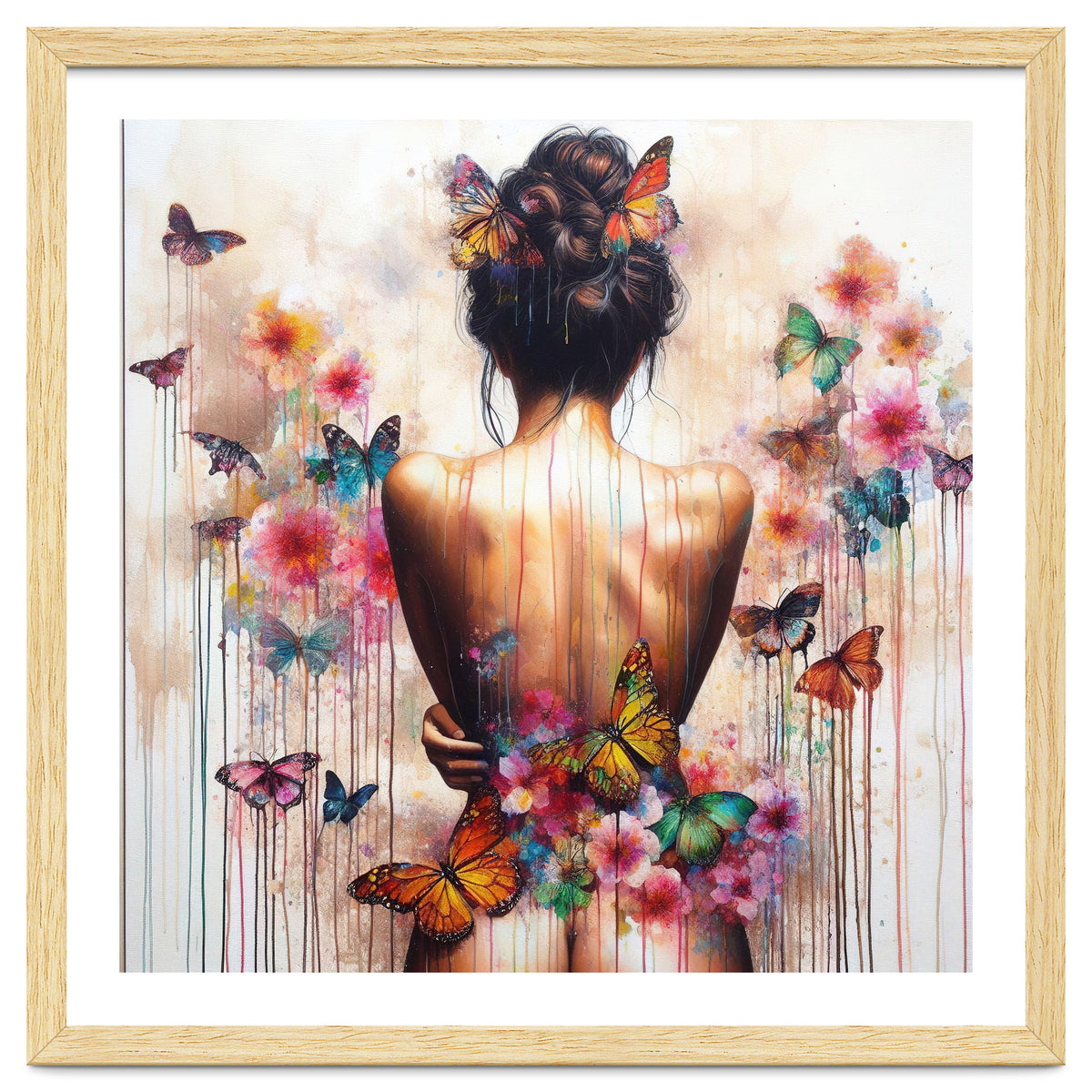 Butterfly Garden Back Portrait