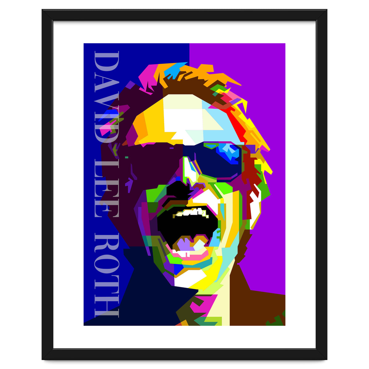 David Lee Roth Rock Singer Art WPAP