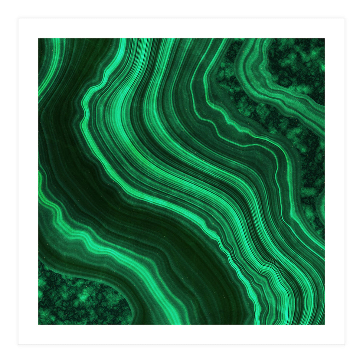 Malachite Texture 08 (Print Only)