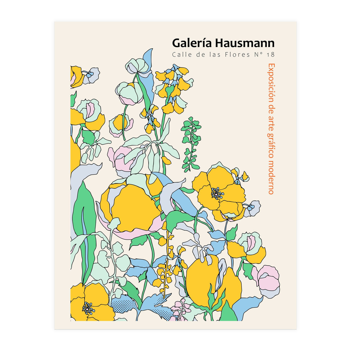 Exhibition of modern graphic art Madrid (Print Only)