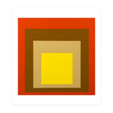 Josef Albers - Red, Brown, Golden (Print Only) thumbnail