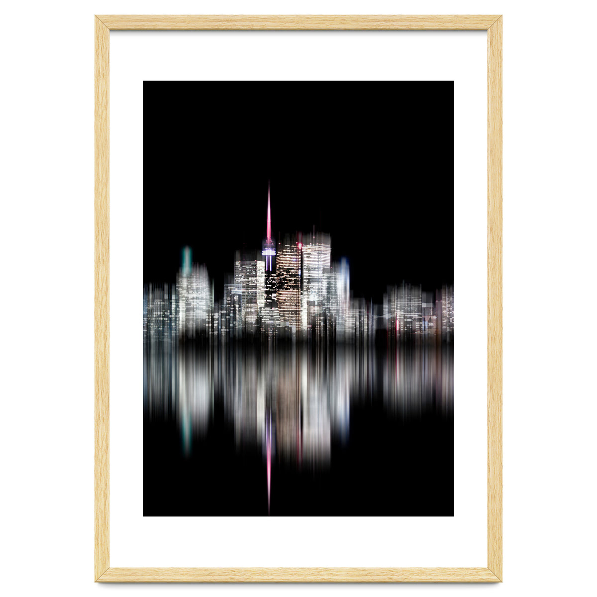 Toronto Skyline Blur Version No 2