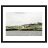 Red house on the shore - Iceland thumbnail