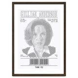Receipt Art Gillian Anderson thumbnail