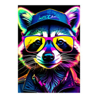 Raccoon In Glasses (Print Only)