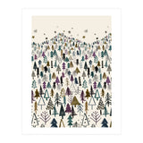 Mountain Forest Trees Winter (Print Only) thumbnail
