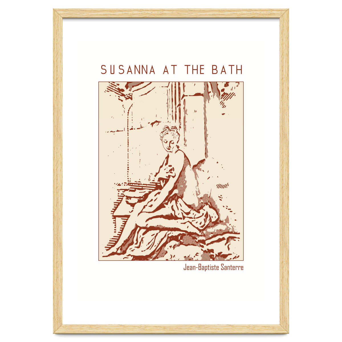 Susanna At The Bath – Jean Baptiste Santerre