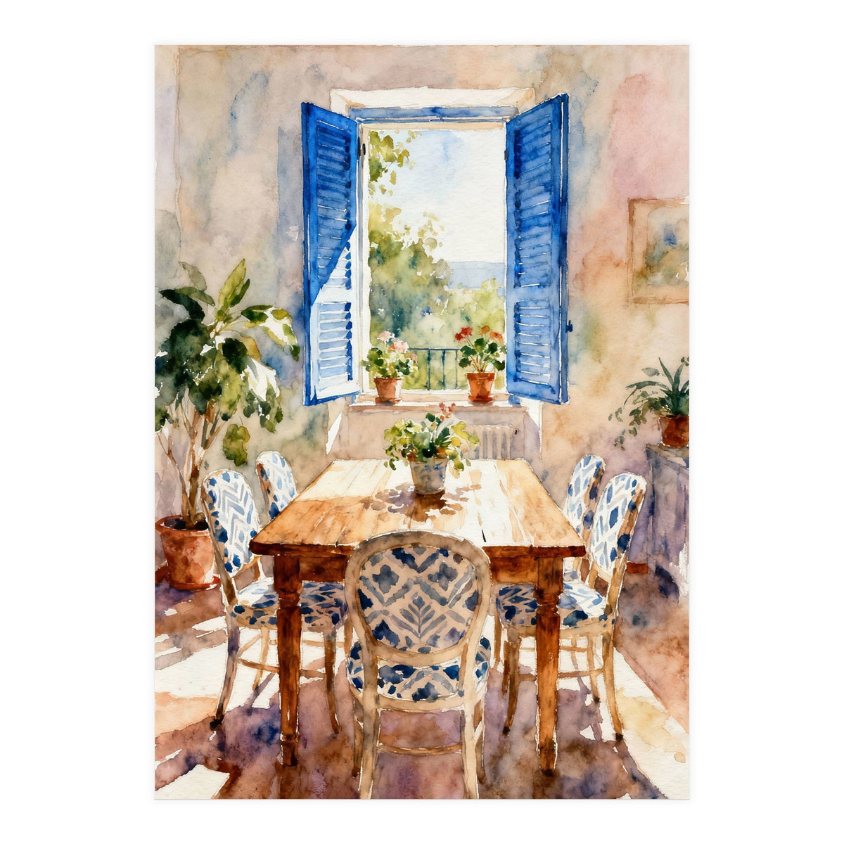 Matisse Inspired Dinning Room (Print Only)