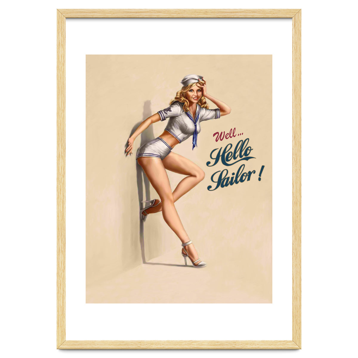 Hallo Sailor Pinup Girl