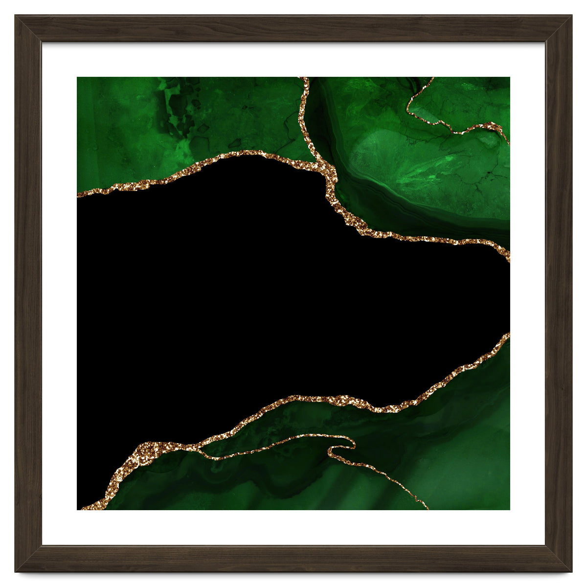 Green & Gold Agate Texture 04