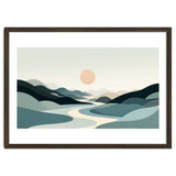 Serene Horizon: Minimalist Organic Landscape thumbnail