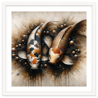 Powerful Koi Fish Pair