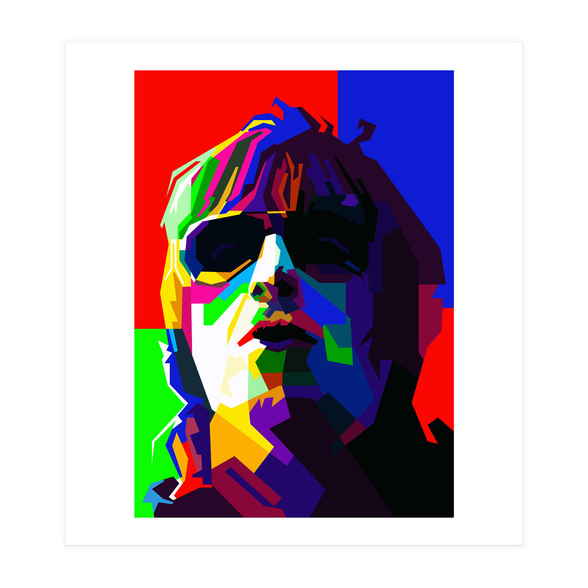 Liam Galagher OASIS Singer Pop Art WPAP (Print Only)