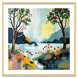 Serene Mountain Lake Landscape thumbnail