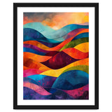 Abstract Rainbow Mountain Landscape thumbnail