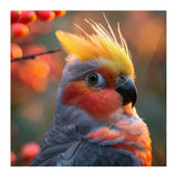 Close Up Portrait Of A Cockatiel Bird (Print Only) thumbnail