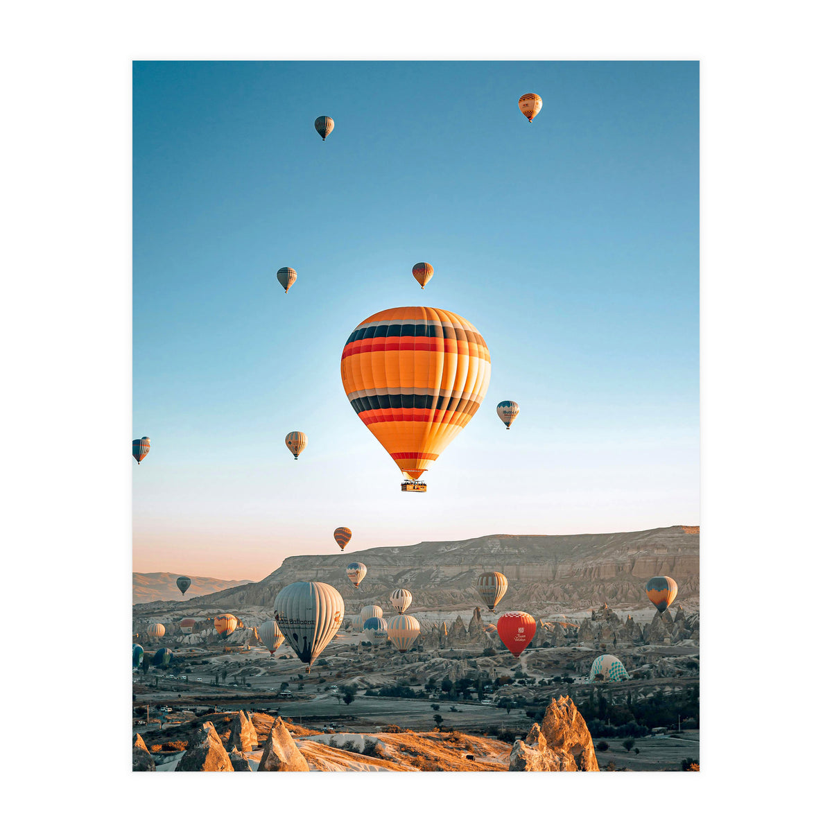 Hot Air Balloons Cappadocia Sunrise (Print Only)