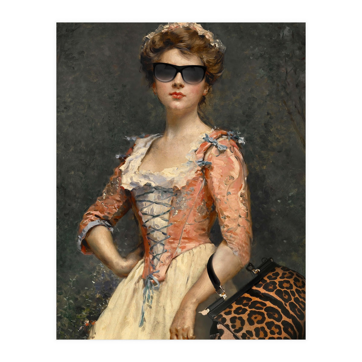 Vintage Chic Girl (Print Only)