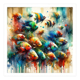 Colorful Aquarium Fish (Print Only) thumbnail