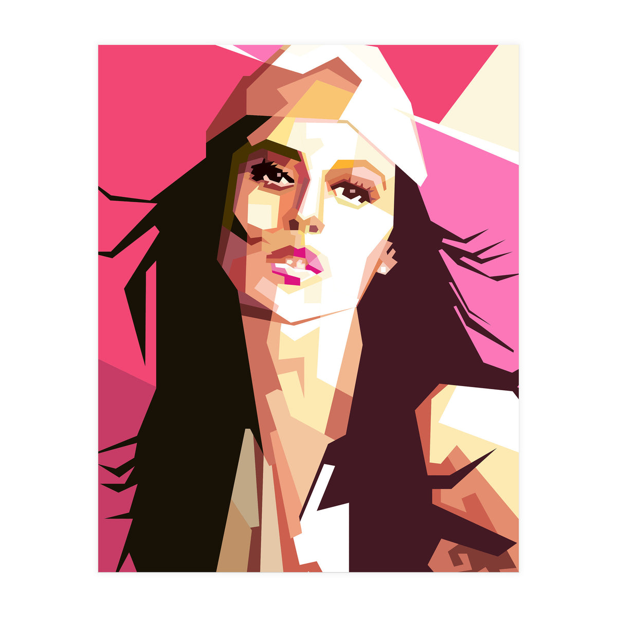 Beauty Monica Bellucci Actress Art Retro (Print Only)