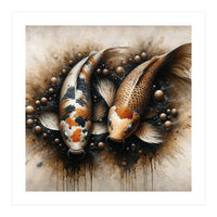 Powerful Koi Fish Pair (Print Only)