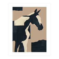 Abstract Minimal Horse 7 (Print Only)