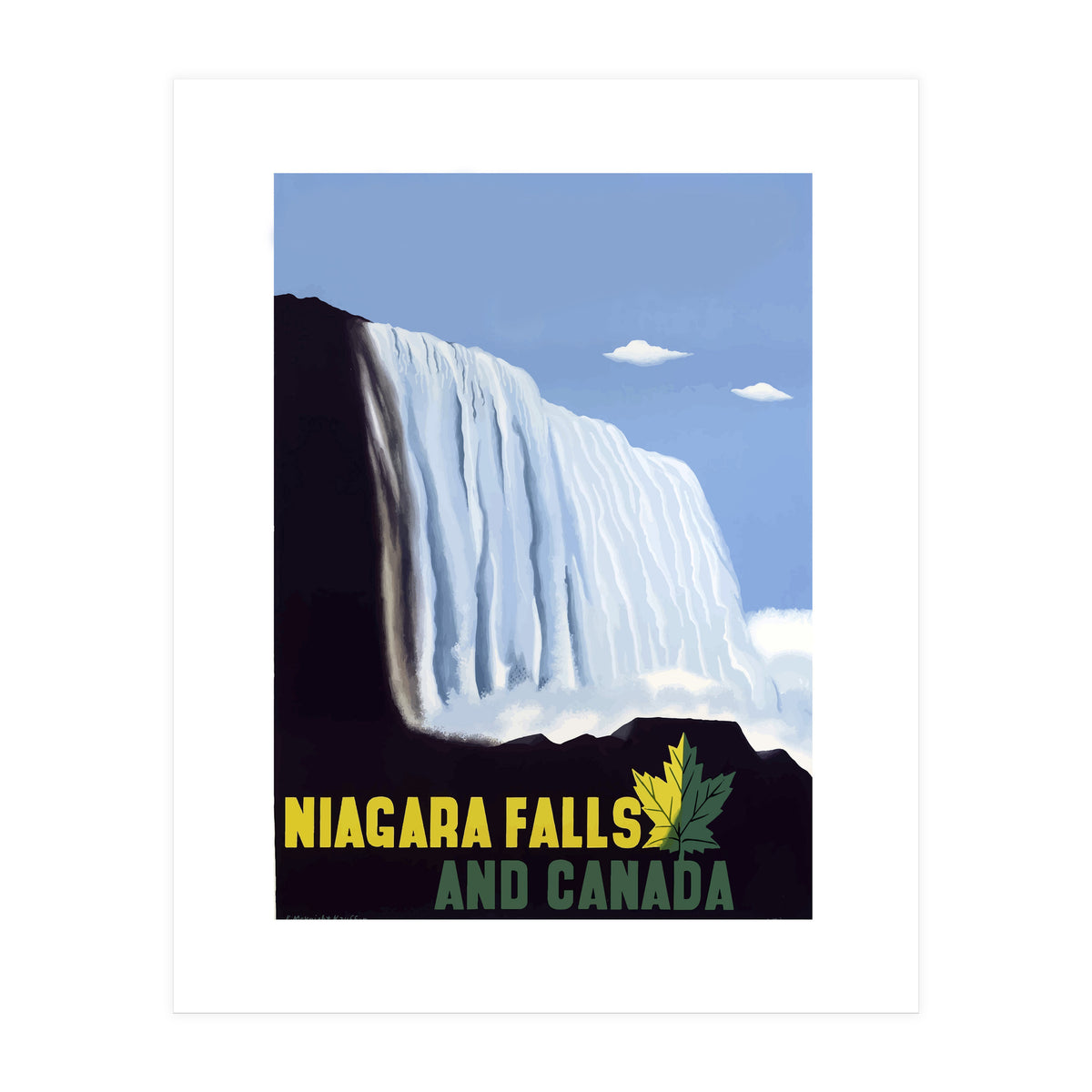 Niagara Falls and Canada (Print Only)