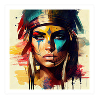 Powerful Egyptian Warrior Woman #1 (Print Only)