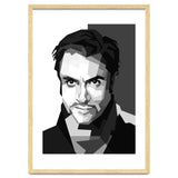 Simon Le Bon British Singer Black Illustration thumbnail