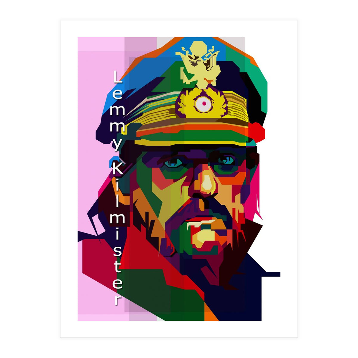 Lemmy Kilmister Motorhead English Metal Pop Art Wpap (Print Only)