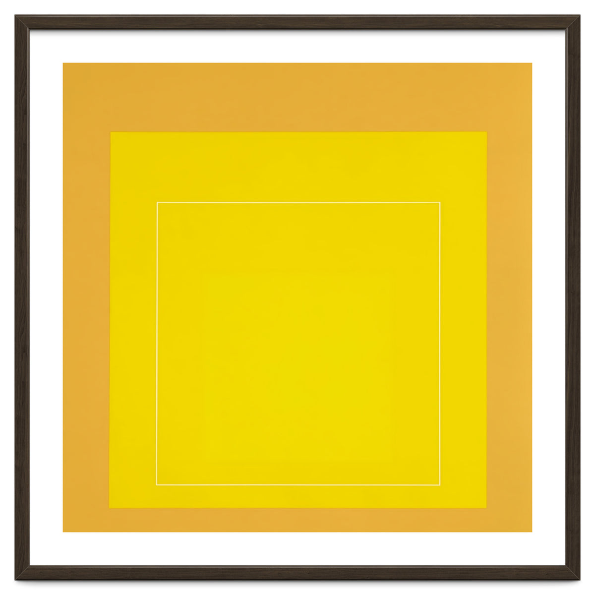 JOSEF ALBERS - HOMAGE TO THE SQUARE YELLOW