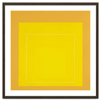 JOSEF ALBERS - HOMAGE TO THE SQUARE YELLOW