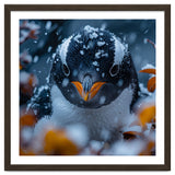 Close Up Of A Gentoo Penguin In The Snow thumbnail