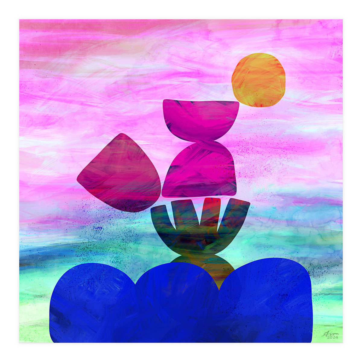 Balance (pink) (Print Only)