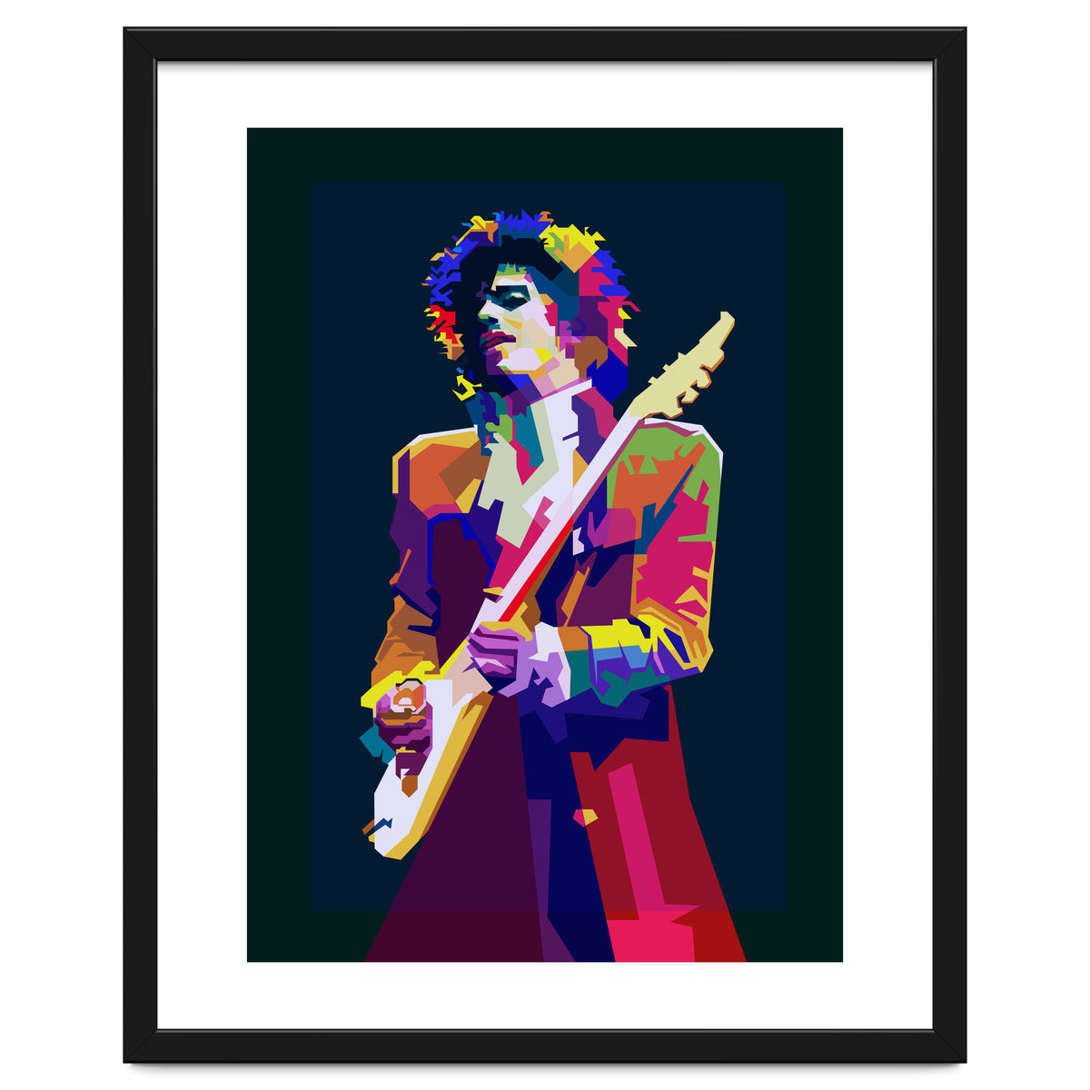 Prince Singer Musician Pop Art WPAP