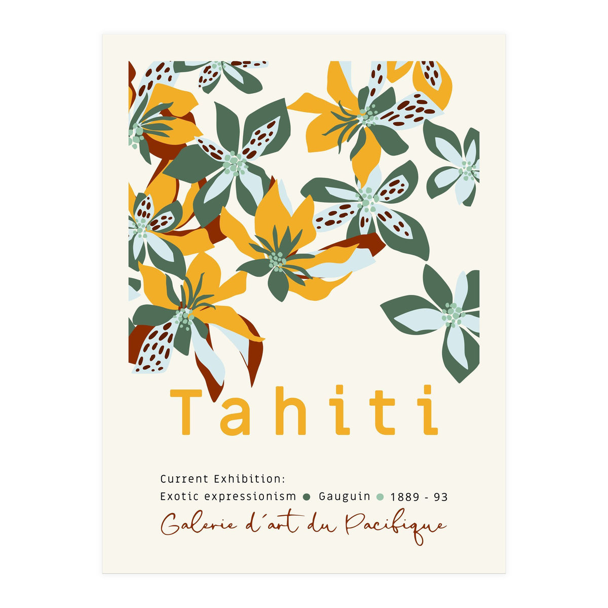 Exotic expressionism Gauguin Tahiti (Print Only)