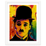 Charlie Chaplin Colorful Abstract Art thumbnail