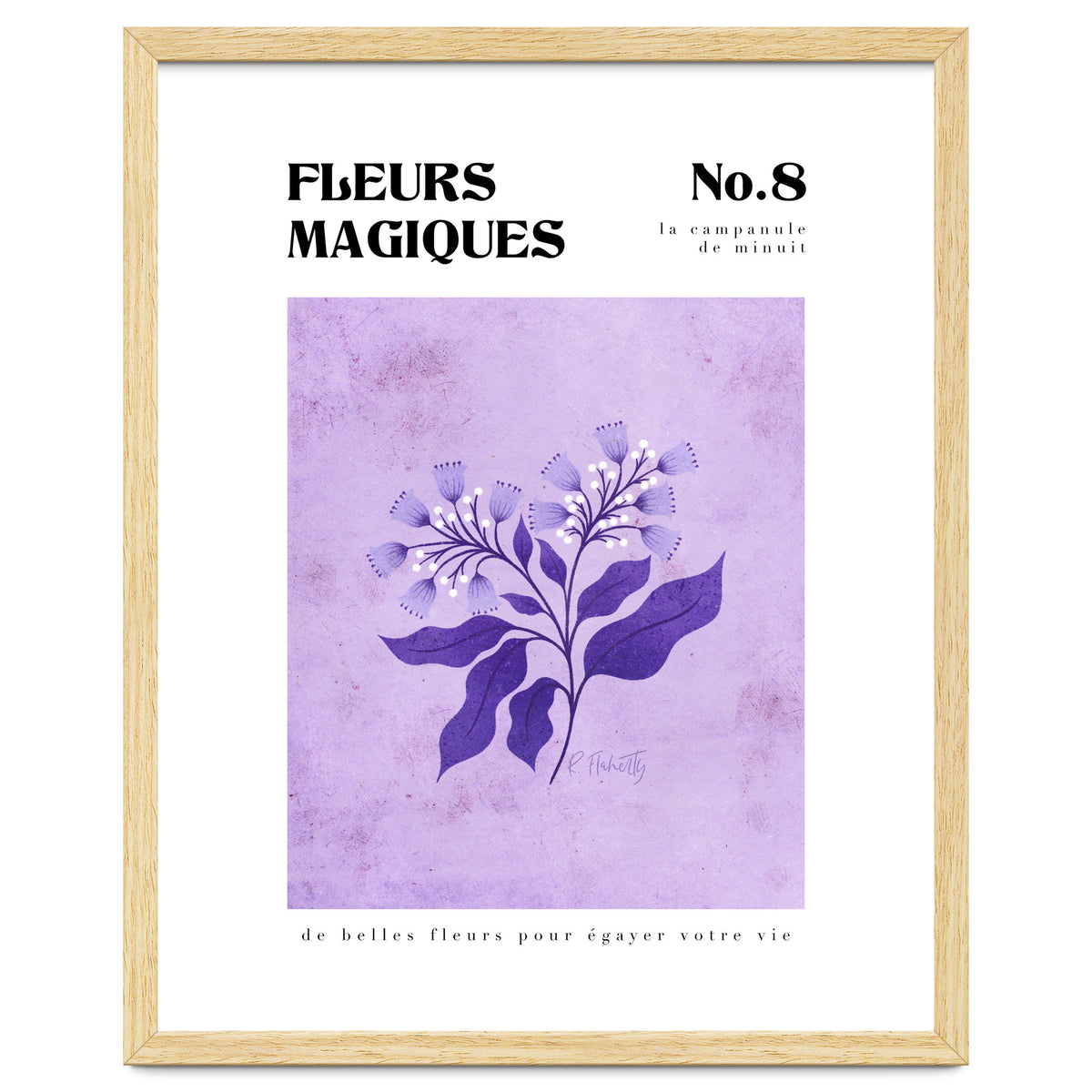 Magical Flowers No.8 Midnight Bellflowers