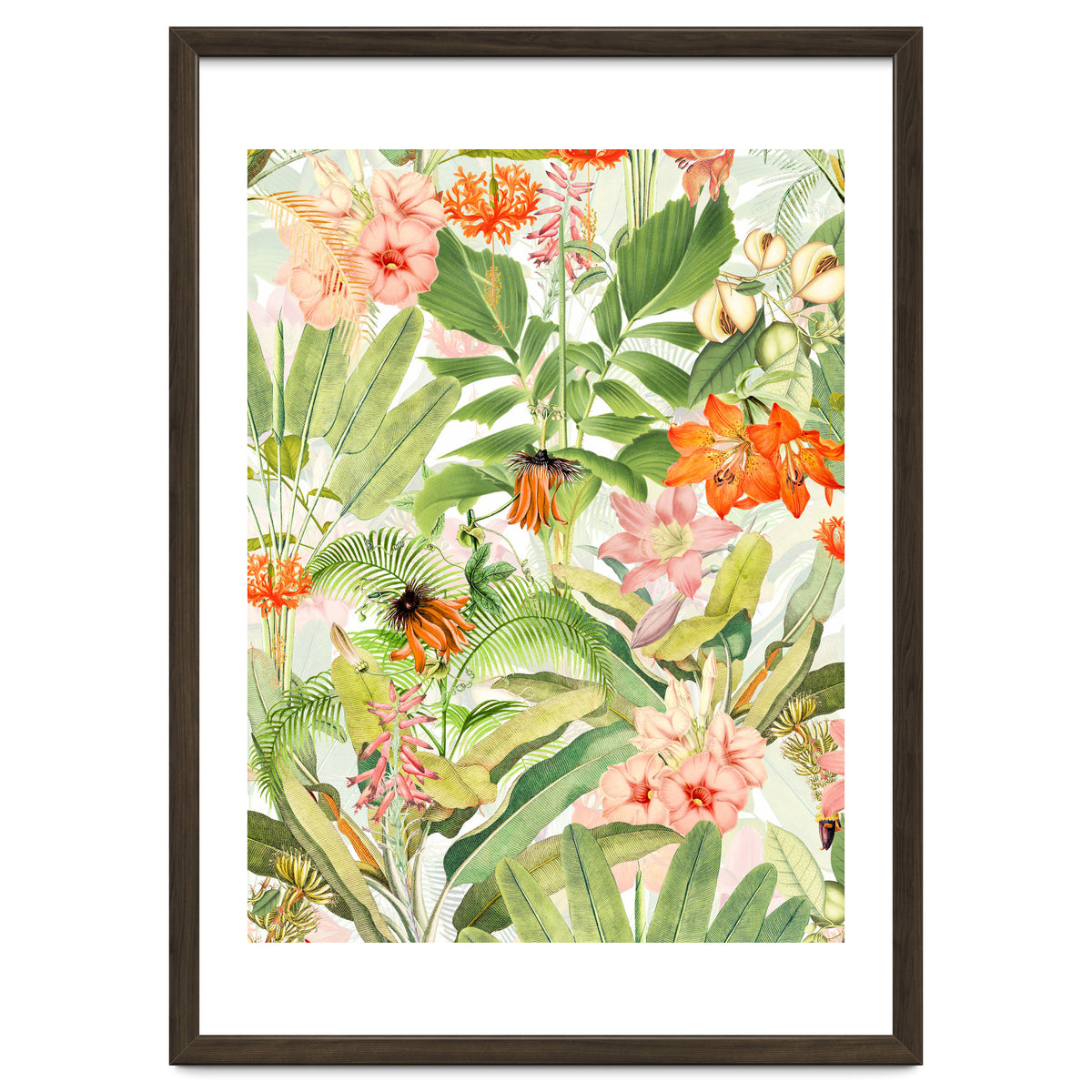 Luxurious Botanical Flower Jungle