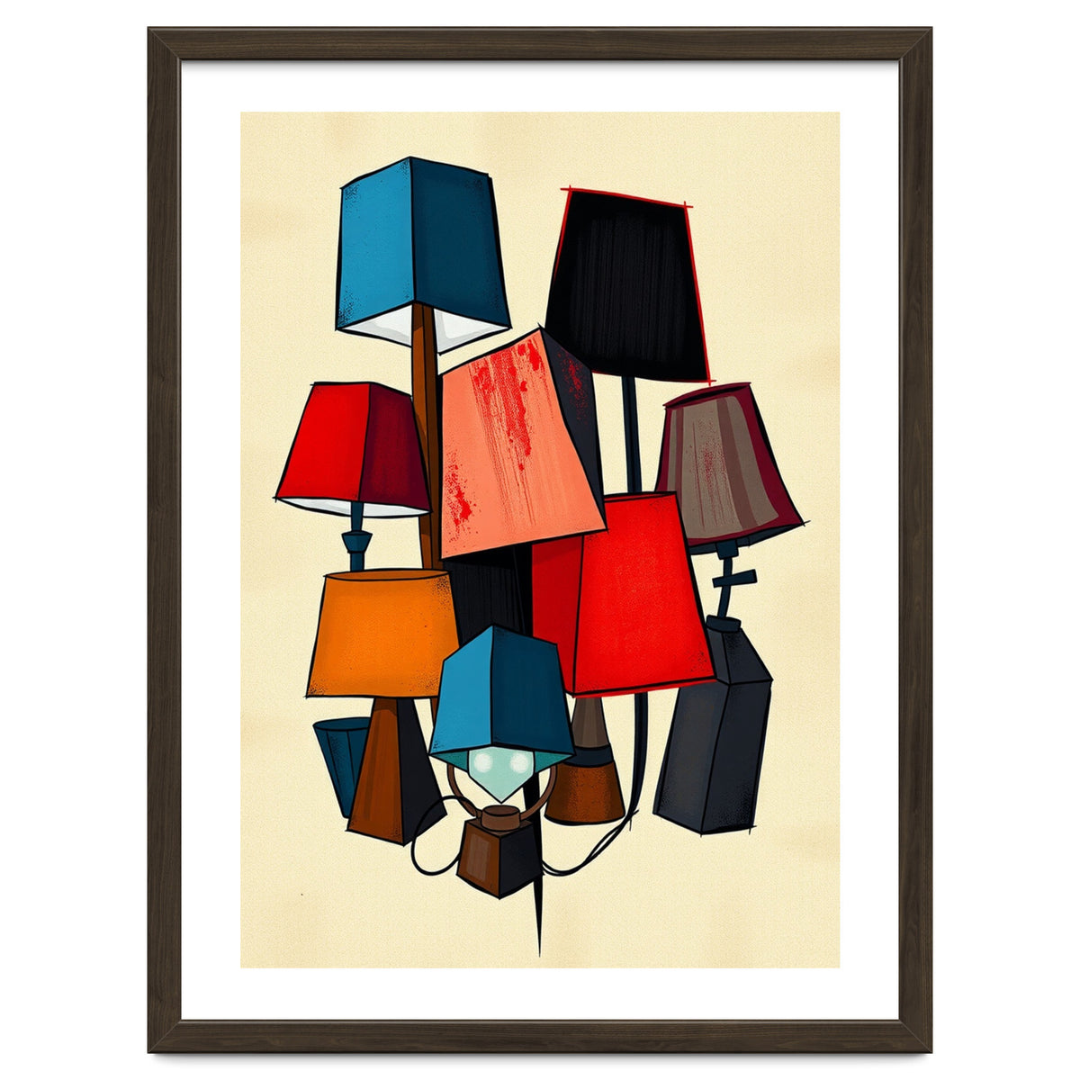 The Lamp Abstract Elegant