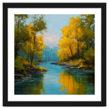 Serene Autumn River Landscape thumbnail