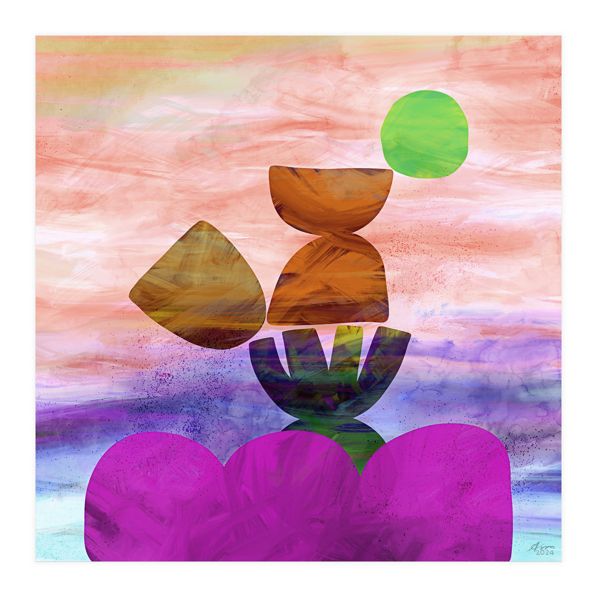 Balance (ochre) (Print Only)