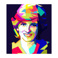 Lady Diana Princes Of Wales Pop Art WPAP (Print Only)