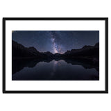 Starlit Reflection: Milky Way Over Mountain Lake thumbnail