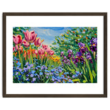 Vibrant Spring Meadow Oil Painting thumbnail