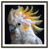 Beautiful Cockatoo Parrot Portrait Headshot thumbnail