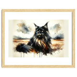 Mystical Black Cat In The Wild thumbnail