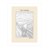 The Scream – Edvard Munch (ascii art)  (Print Only) thumbnail