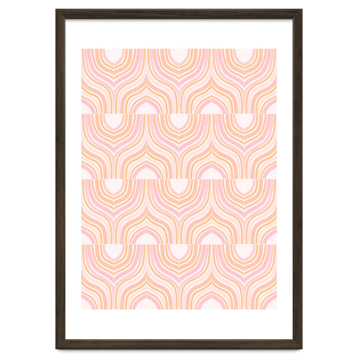 Peachy Marbeling Tiles